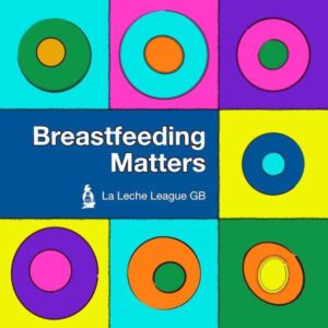 Brightly coloured square image with 7 different coloured and shaped breasts, with text: 
